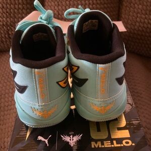 Puma Kids Sneakers in Aqua and Black